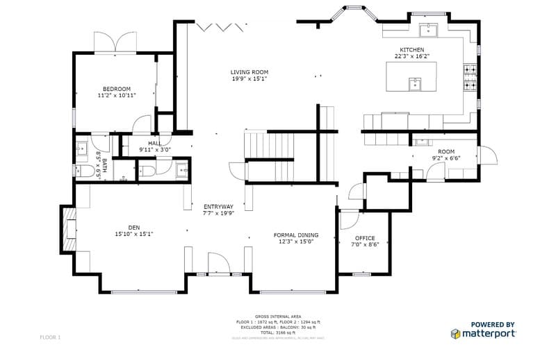 Plan architectural du rez-de-chaussée — ACM Bondy